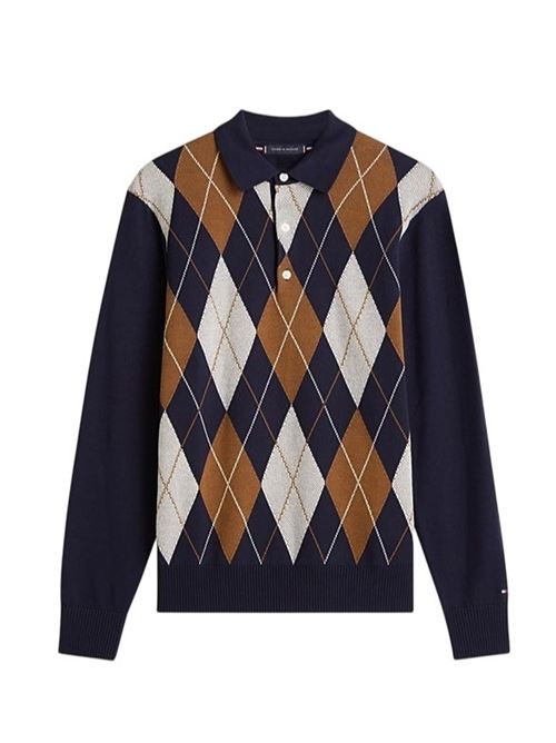 argyle ls rugby Tommy Hilfiger | MW0MW42614DW5.DW5